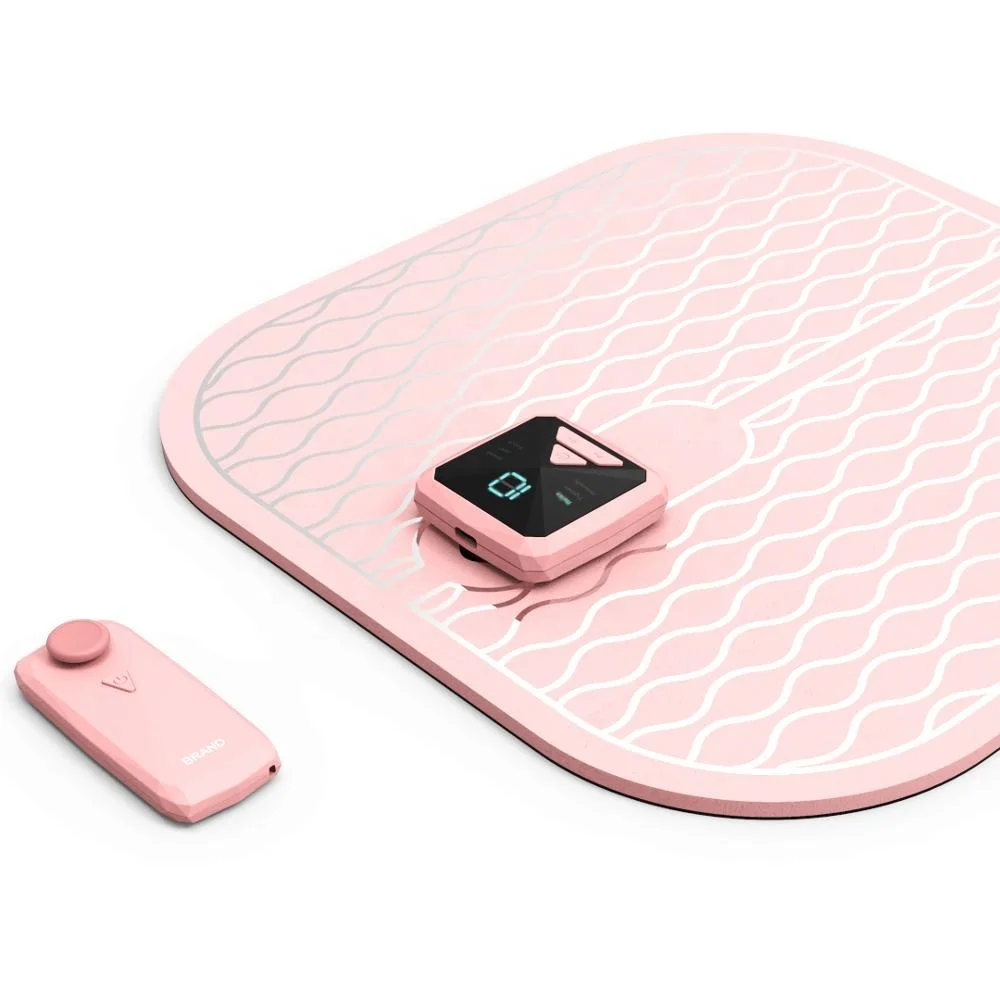 

Electric Foot Massage Care Physiotherapy EMS Foot Massage Mat Wireless Control Footpad for Muscle Releax, Pink