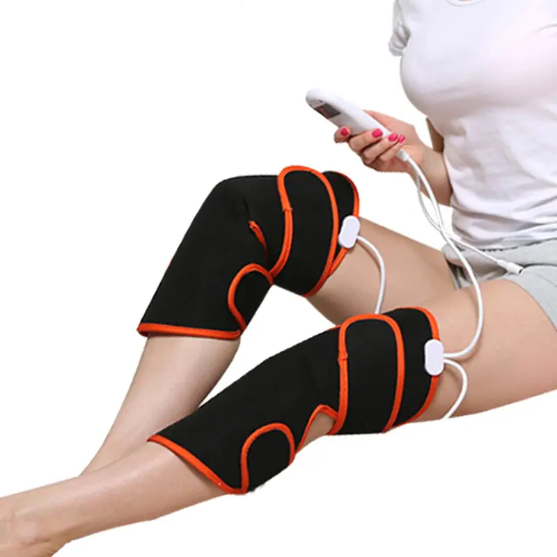 

Electric Heating Knee Brace Magnetic Therapy Knee Pad Support Anti Arthritis Heated Knee Pad, Black