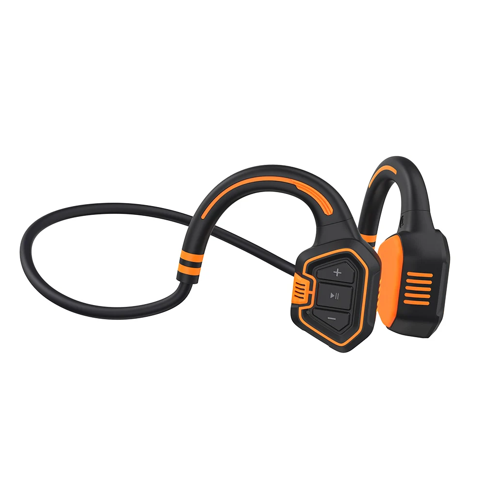 

IPX8 Underwater Bone Conduction Swimming Headphone Newest Open Ear Sports BT5.0 MP3 Headset outdoor practice earphone