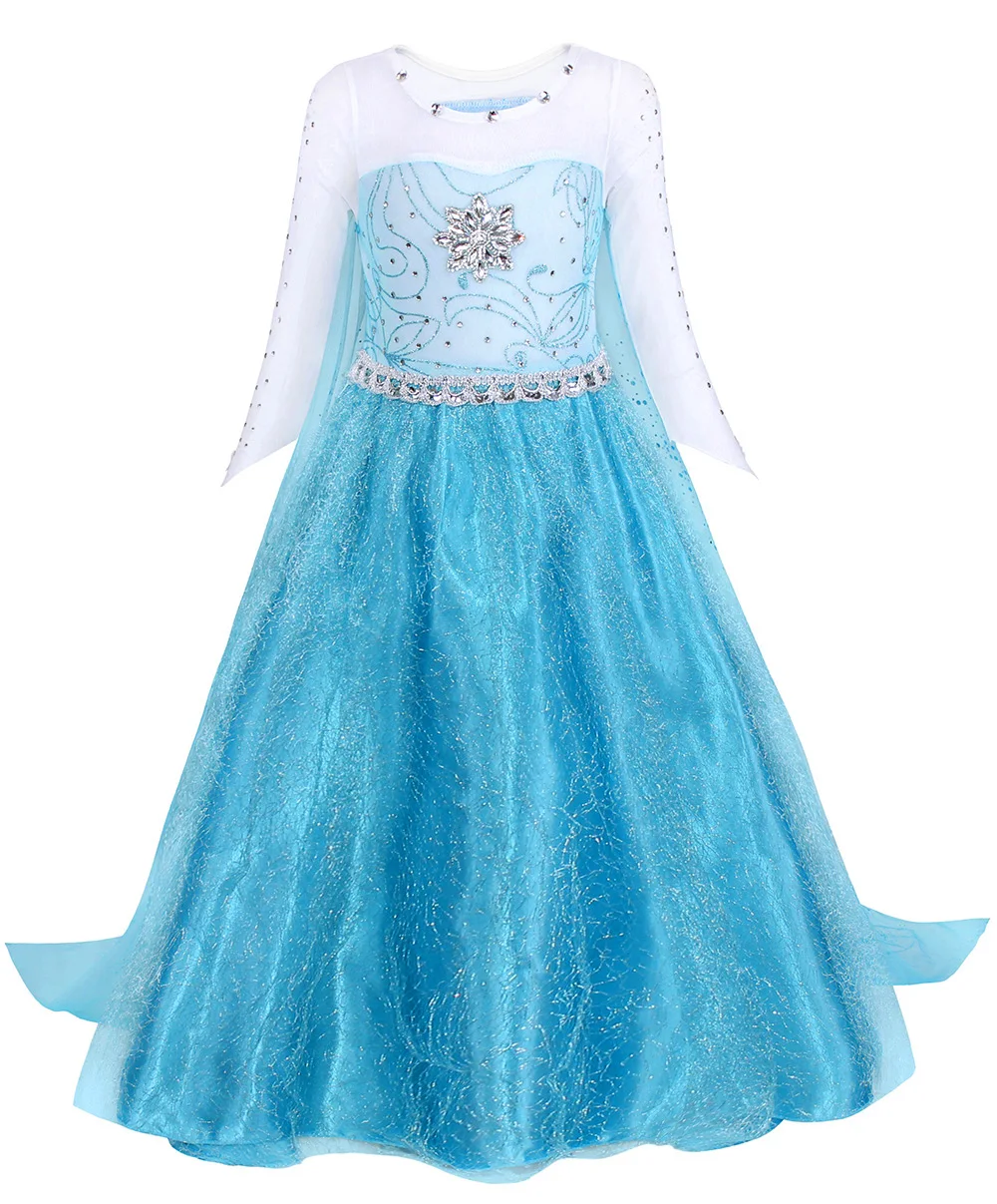 

elsa costume kids frozen elsa dress, Blue