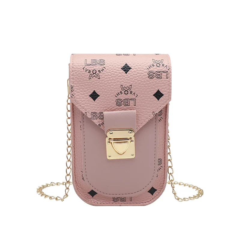 

2021 New Letters Printed Mobile Phone bag for girl