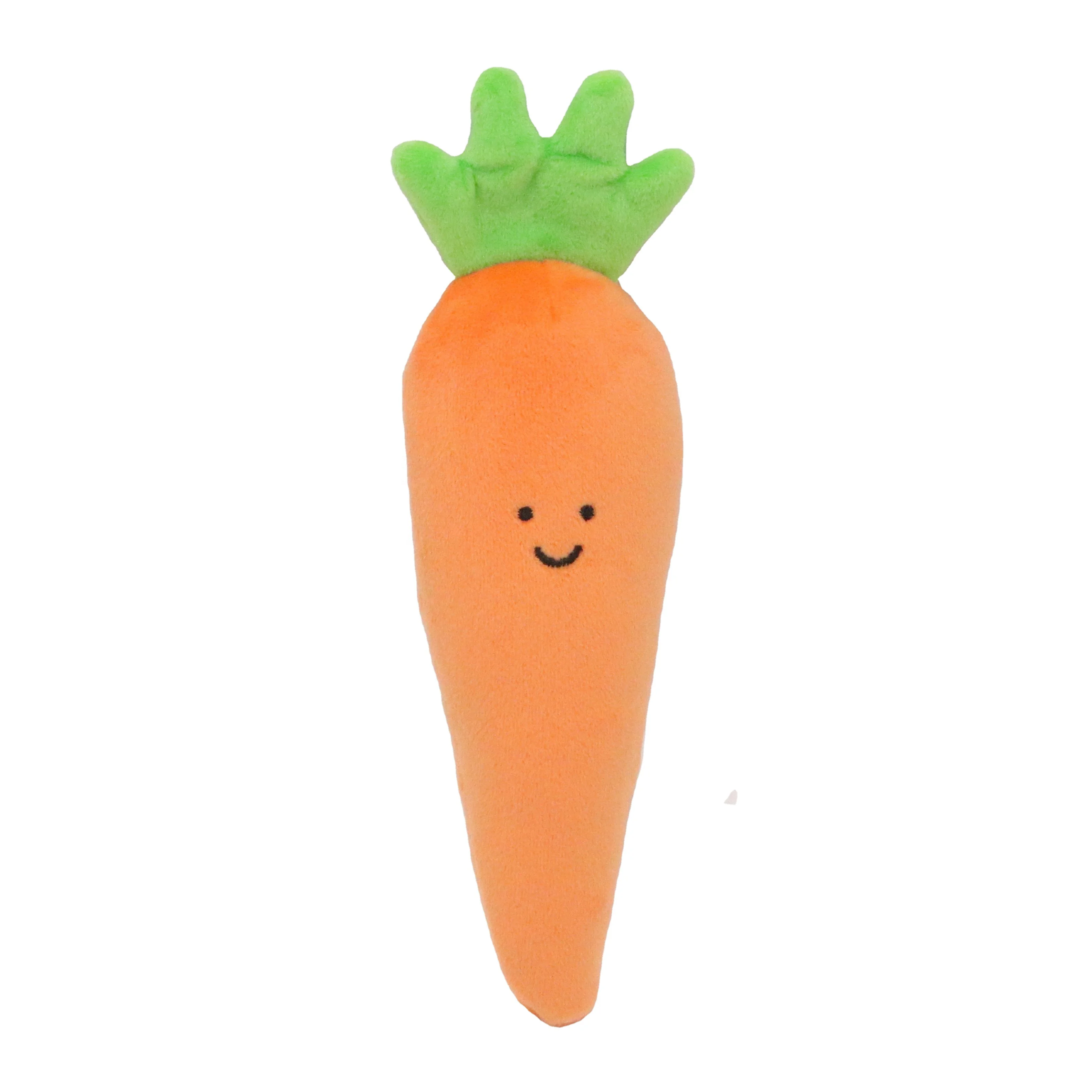 

Durable Tough Training Stuffed Lovely Carrot Design Pet Dog Chew Toy Plush Squeaky, Customized