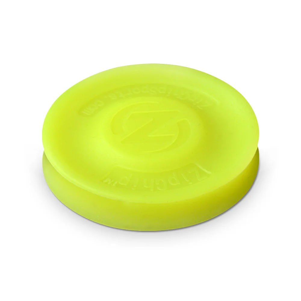 

Portable Pocket Glow In The Dark Zip Chip Backyard Frizzbee Mini Silicone Flying Disc, Blue/red/yellow/pink/green