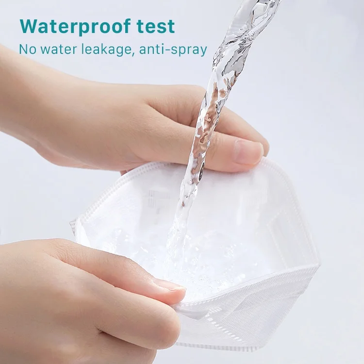 
Ready to Ship CE Factory 5 Layers Non-woven Melt-Blown KN95 Non-Medical Mask Face Mask with Shield Fabric Protective Mask 