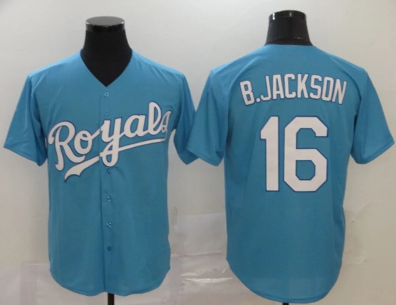 

Wholesale 2020 New Cheap Stitched American Baseball Teams Sports Jerseys Custom Kansas City 16 Bo Jackson