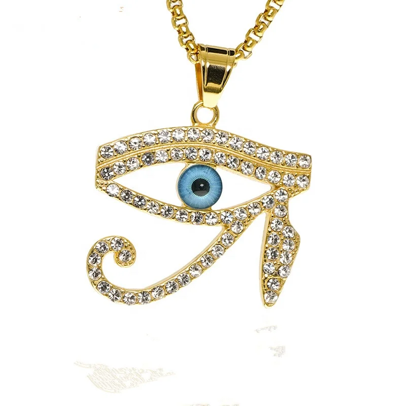 Ancient inspired Egyptian protection talisman necklace pendant