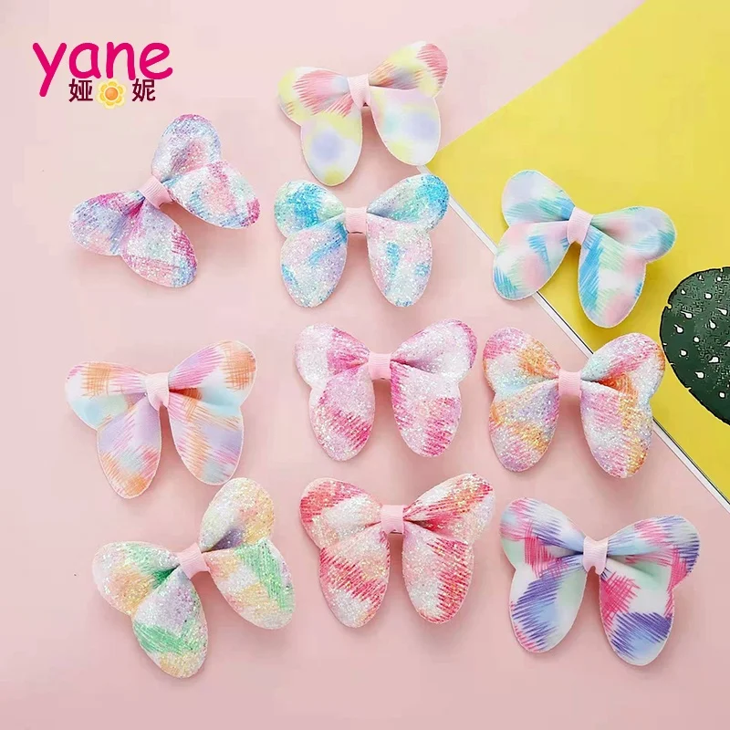 

Easter new shining bow hair clips cartoon hair accessories clips kid