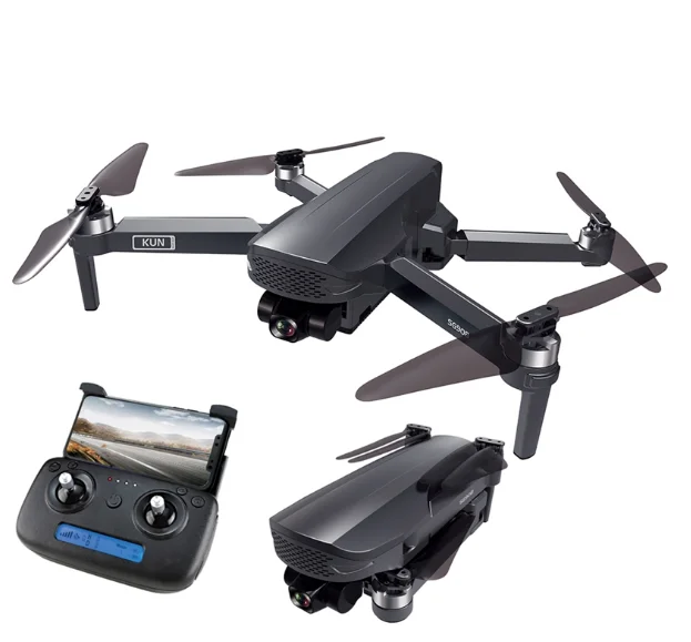 

2021 HOSHI SG908 RC Drone 5G 4K Camera Quadcopter 3-Axis Gimbal Wifi GPS FPV Drone Professional Drone 50X Foldable Quadcopter, Black