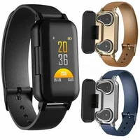 

T89 Smart Watch 2 in 1 Bracelet TWS Bluetooth Headset Heart Rate IP67 waterproof Earphone Monitor Sport Wristband