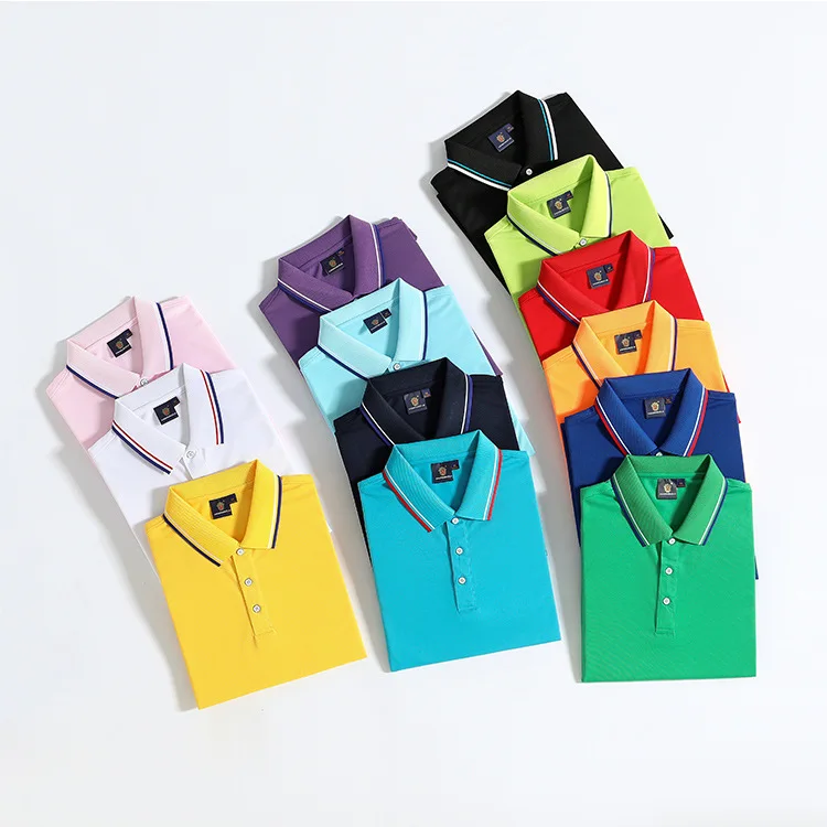 

High Quality Wholesale Mens Slim Fit Turn-down Collar Casual Business Style Golf Polo Shirt, 13 color