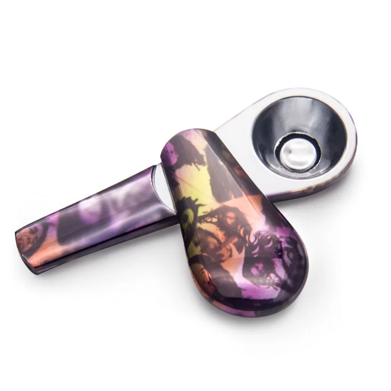 

Wholesale custom detachable magnet metal accessories smoking spoon pipes tobacco pipe, As picture