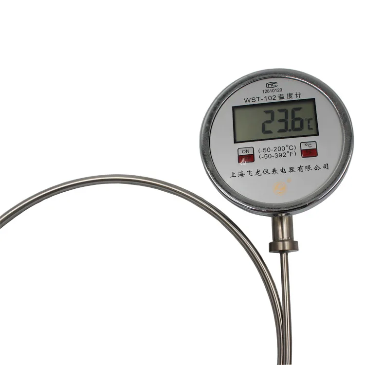 Factory price China manufacture digital bimetal bimetallic thermometer WST-102 for industrial temperature measuring