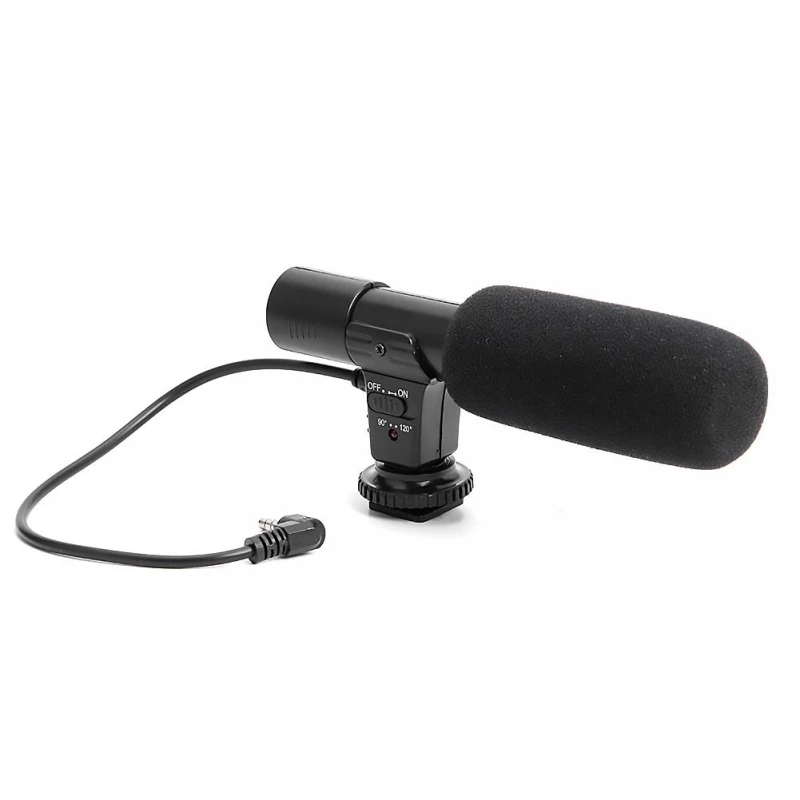 3.5mm Universal Microphone External Stereo Mic For Canon Nikon Dslr