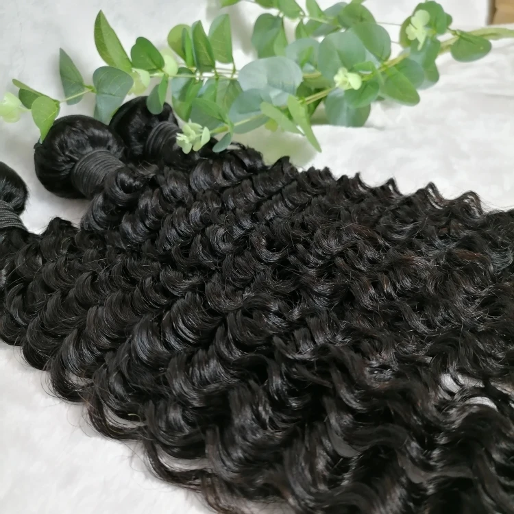 

8A grade deep wave 40 inch Wholesale price Human Hair Bundle Cuticle Aligned Hair Free Sample Silky Brazilian Hair Bundle