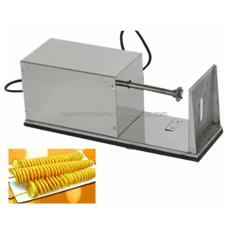 

Commercial Electric Spiral Potato Slicer Machine Stainless Steel High Quality Vegetable Fruit Twister Spiral Cutter