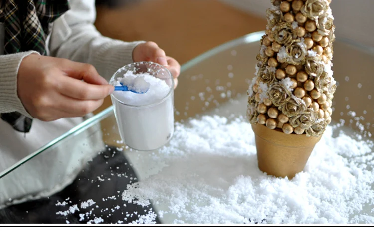 2020批发新奇人造白雪公主,假魔术雪装饰,速溶雪粉