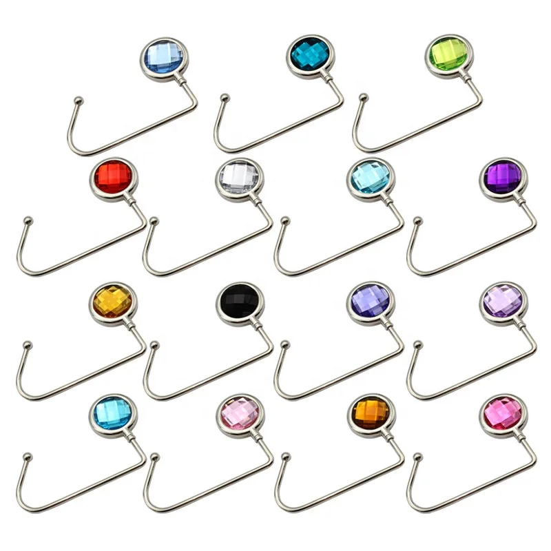 

OEM /ODM new design custom logo purse hanger Bag hook Metal Holder bag hook