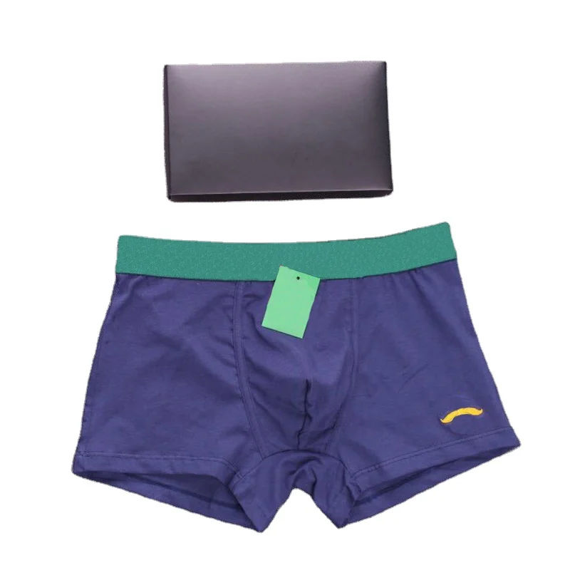 

Designer Cute Bee Embroidery Letter Printed Cotton Boxer for Men