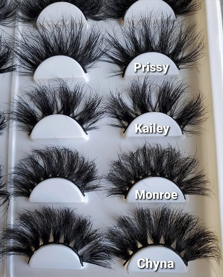 

25 mm lashes fluffy mink lashes Eyelash Vendor 3d Mink Lahes Private Label Eyelash Mink