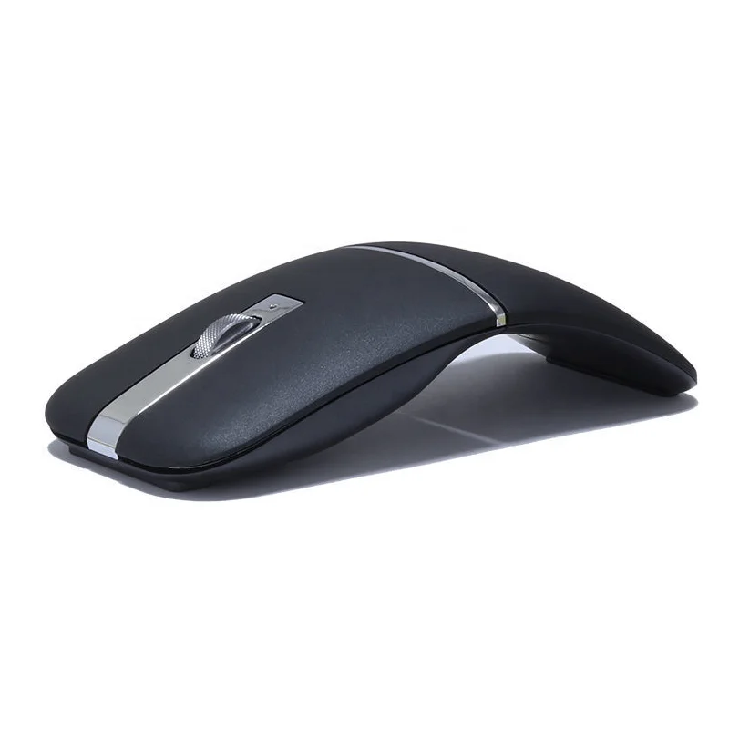 

Super Mute Thin Rechargeable Bluetooth Mini Wireless Mouse Laptop Folding Portable BT 2.4GHz