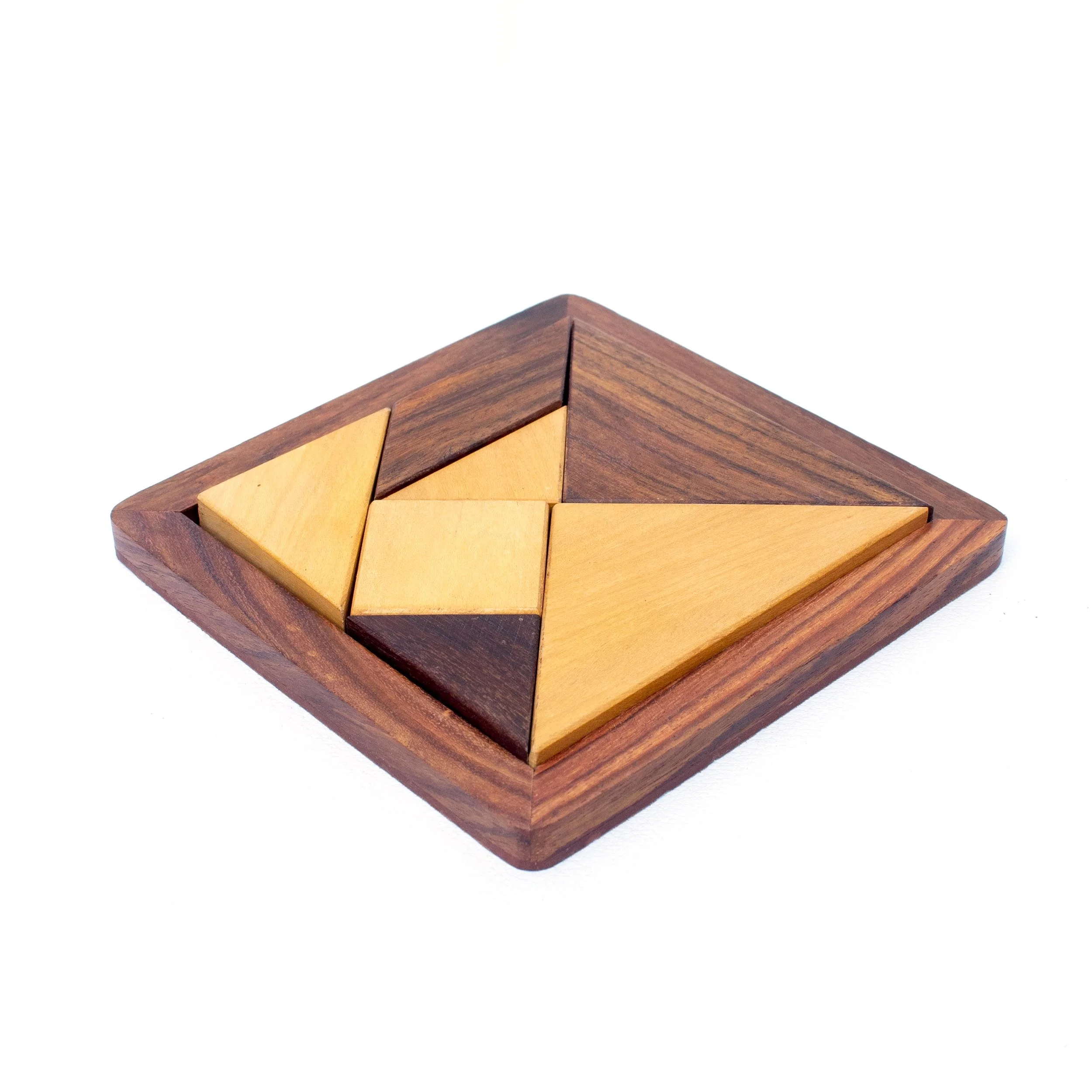 Square Tangram Classic Handmade Wooden Puzzle For Children And Adults ...