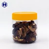 340ml fancy empty small yellow round lined cap clear radius peanut butter honey plastic jars