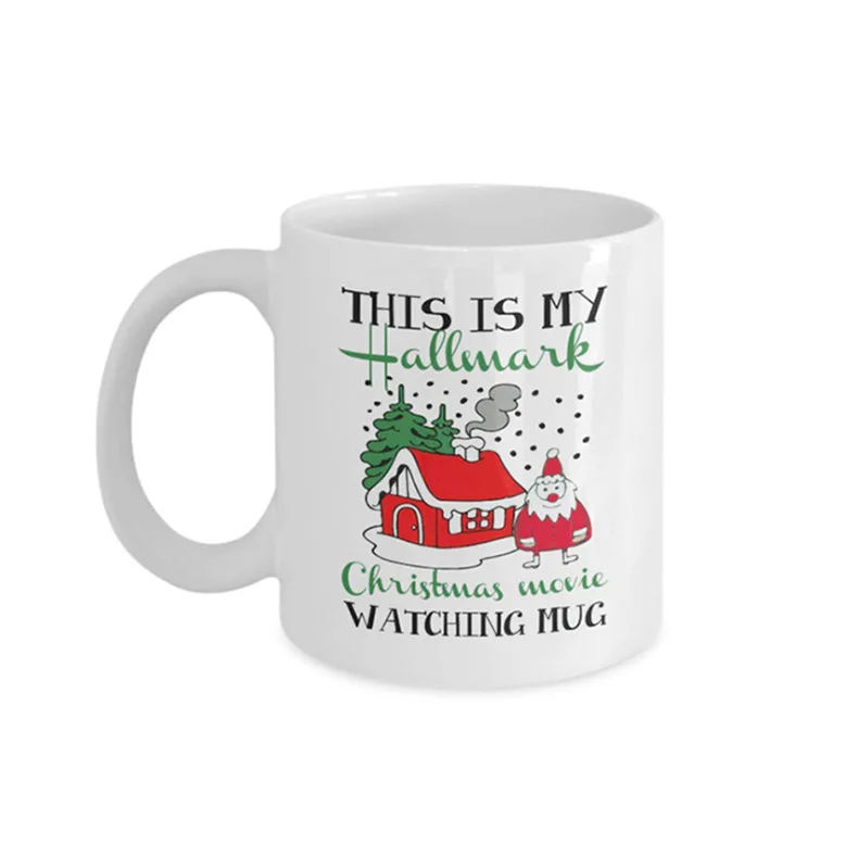 

Mikenda Best gifts Christmas Theme Coffee Mug with different pattern hot-sale office coffee mug