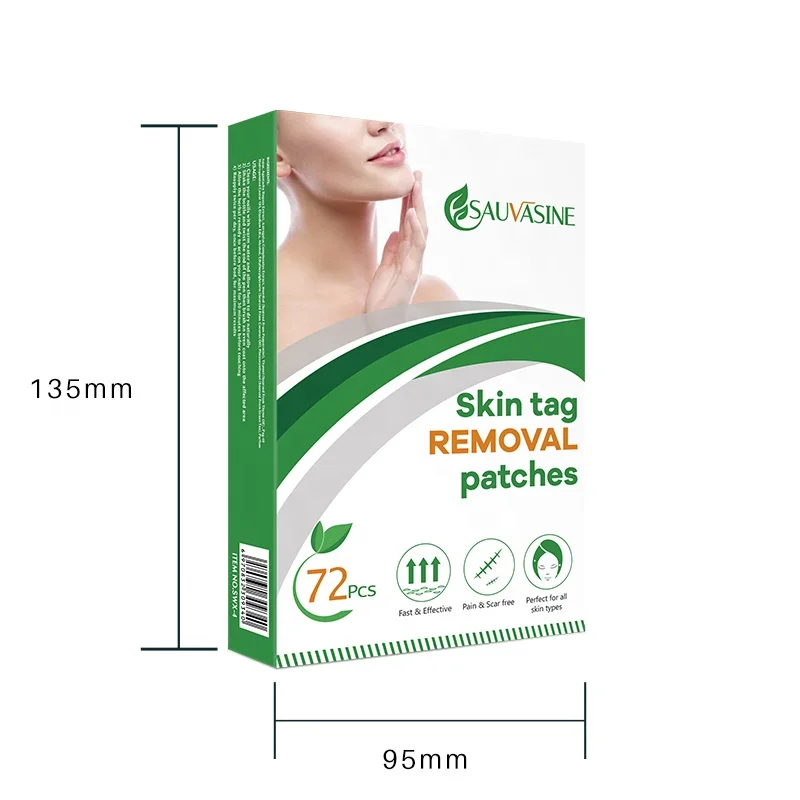 

SAUVASINE 72PCS Skin Tag Removal Patch Pimple Patch Plaster Acne Cream Master Anti-infection Quick Absorb Face Care