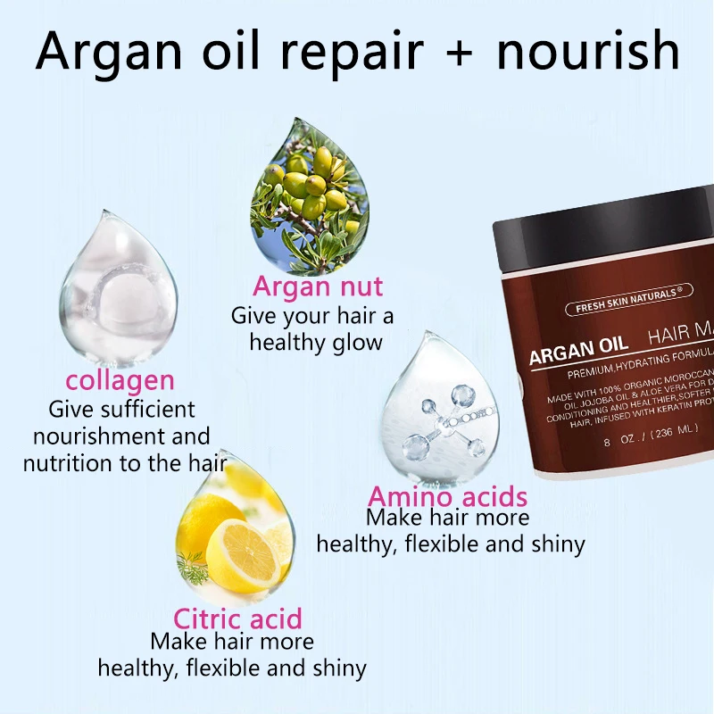 
Conditioner nourishes the roots of the head and improves frizzy and split ends of the hair. Chinese cosmetics manufacturer 