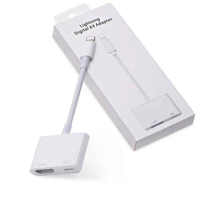Mini 1080P Phone HDMI Cable For Apple Phones - Pin Port HD TV/ Projector Converter Adapter For IPhone For IPad - ANKUX.COM