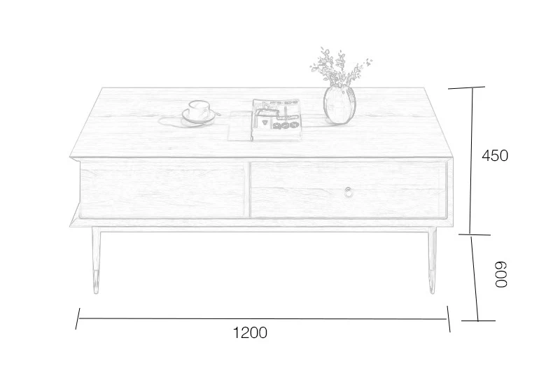 product-living room furniture design corner tea tablewooden natural wood tea tablemodern coffee tabl-2