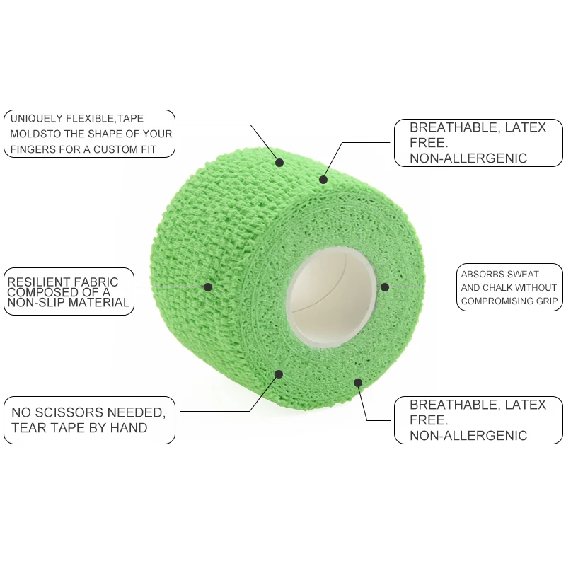 Thumb tape sport elastic cotton tear stretch white eab tear light adhesive elastic bandage weightlifting Tape