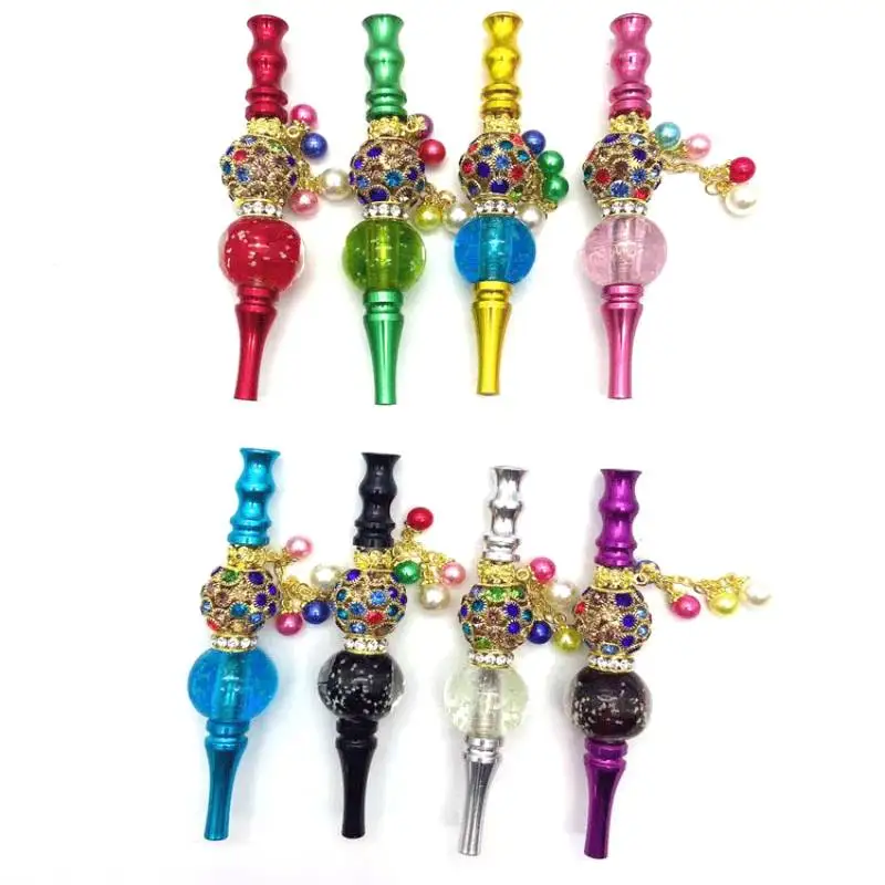 

Hot selling DIY women protect nails Hookah mouthpiece smoking accessories bling blunt holder