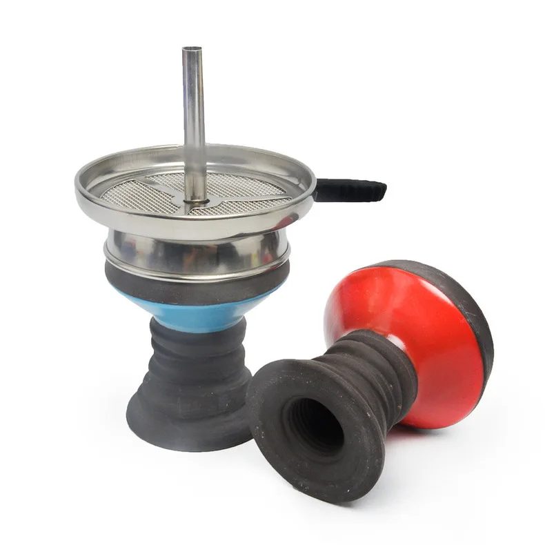 

Premium Stone Shisha Head With Charcoal Holder Pipe Screen hookah bowl Ceramic bowl hookah hookah bowl