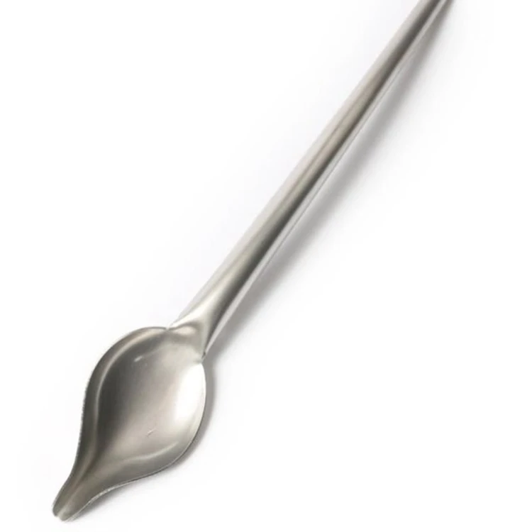 

Hot sale stainless steel DIY chocolate spoon decoration filter spoon pastry tools