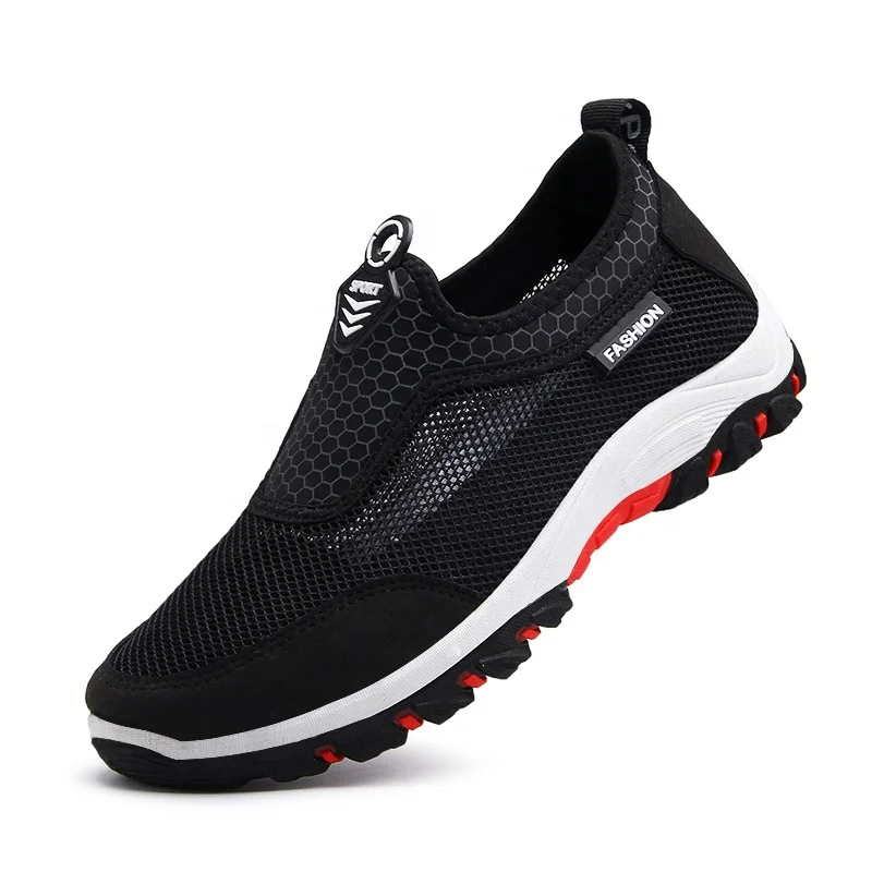 

1930 mesh shoes breathable athletic shoes climbing shoes, Black, white and beige