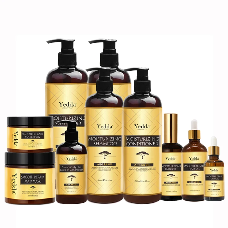 

1000ml 500ml shampoo and conditioner with argan hair oil