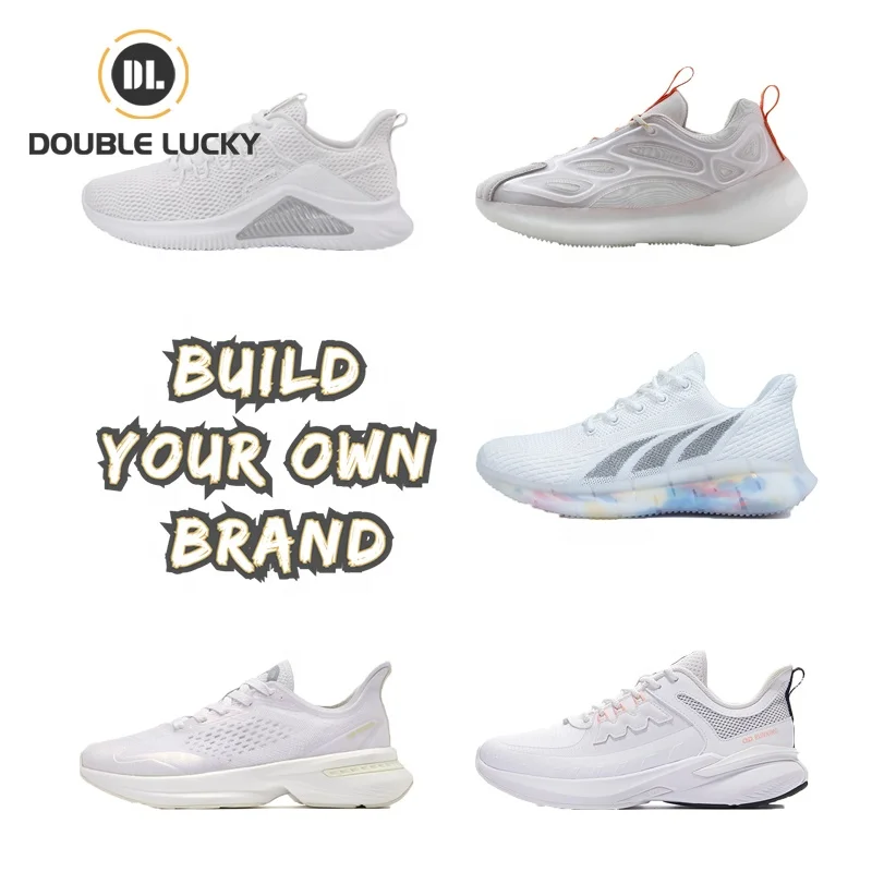 

Double Lucky Manufacturer Low MOQ Free Design sports Custom Logo Sneakers Basketball Walking Style Men's Casual Shoes, Customized color