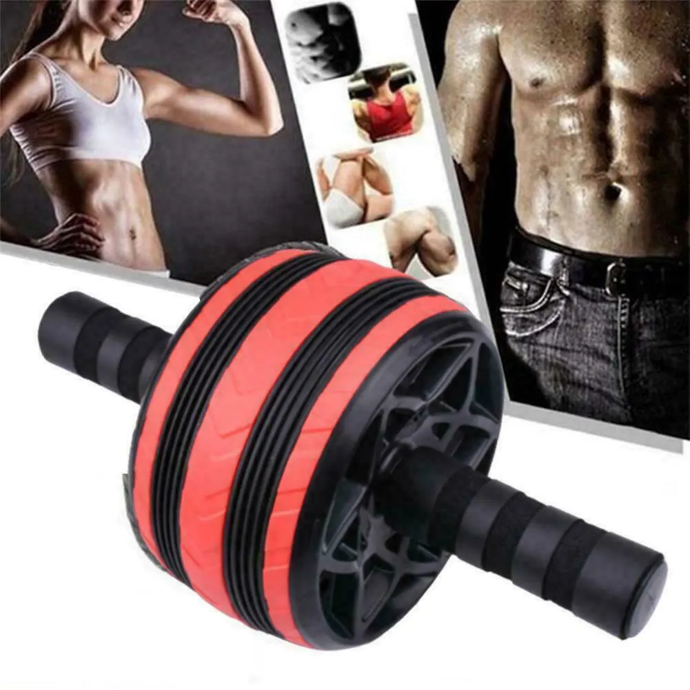

Equipment For Home Gym Workout Abdominal Exercise Wheel Fitness Portable Mute Roller Core Trainer Arm Back Belly