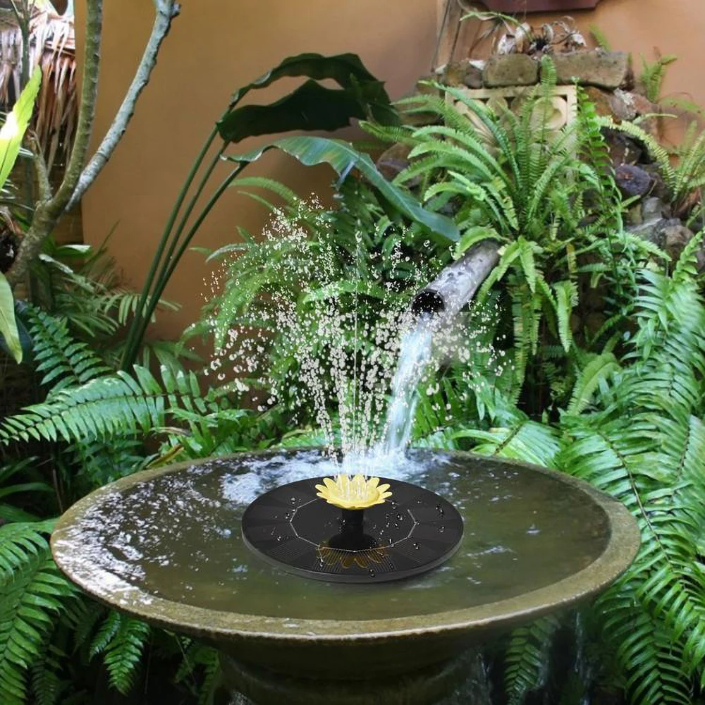 

Solar water fountain pump bird bath fountain floating water pump garden pool fountain outdoor decoration landscape