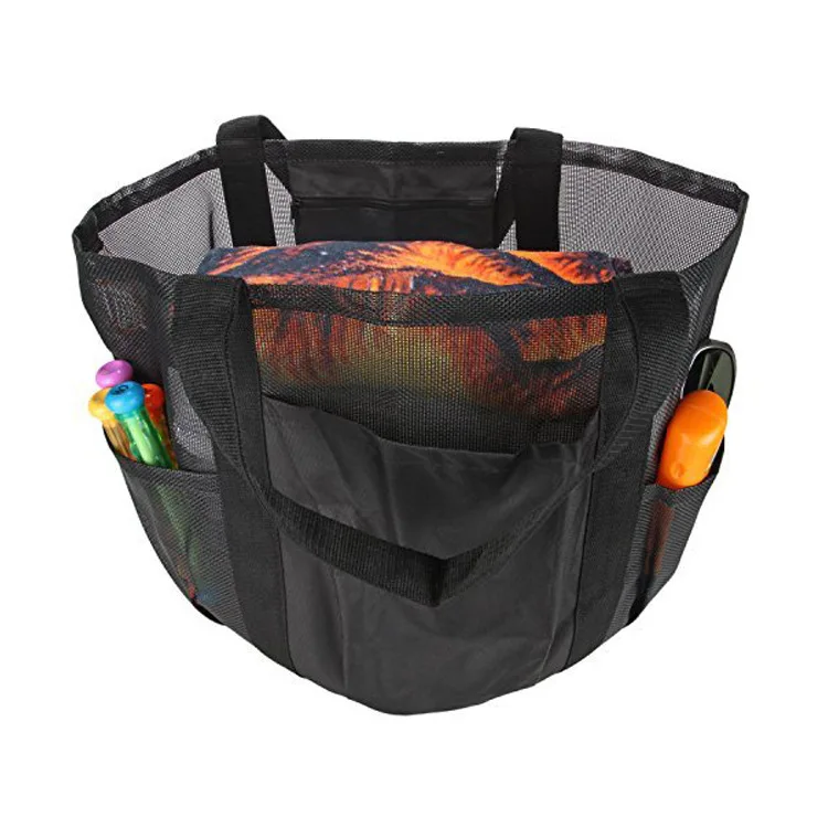 

2022 Swimming Mesh Beach Bag Toy Storage Bag Large Capacity Mesh Hollow Bag
