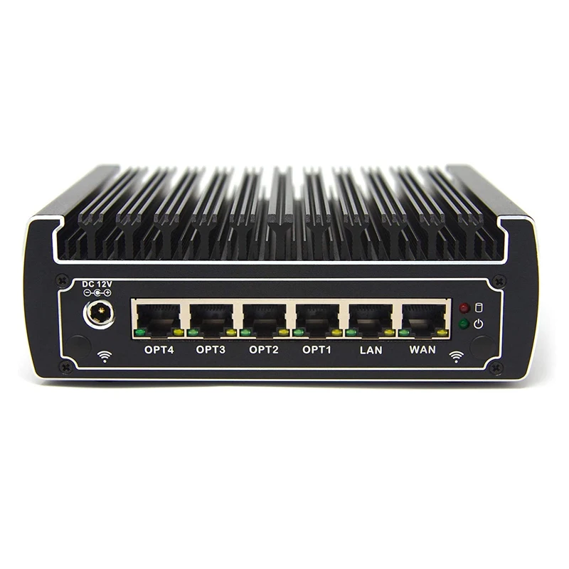 

6 Ethernet LAN fanless pfsense Mini PC Skylake core i3 7100U/i5 7200U DDR4 ram AES-NI linux server firewall computer for win 10