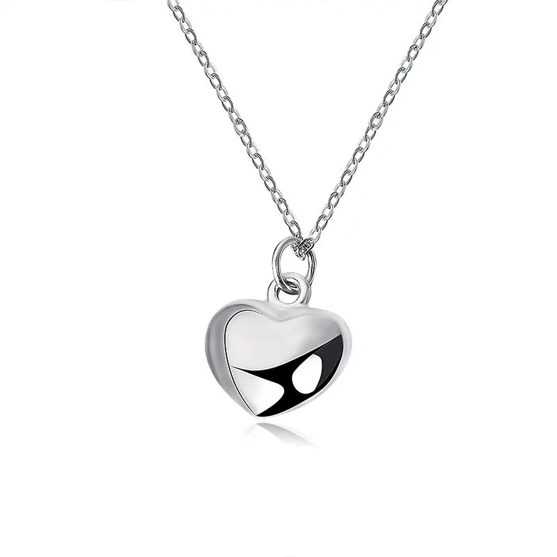 

Simple Heart Necklace Pendant Heart Shaped Necklace Personalized Necklace
