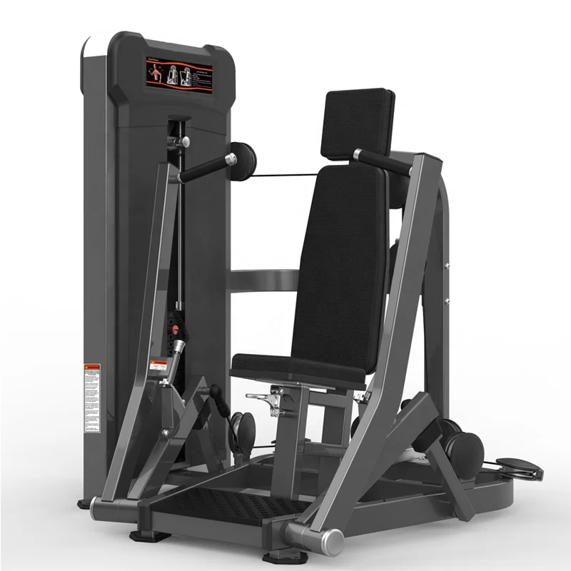 

High quality pin loaded bodybuilding fitness gym equipment functional trainer machine Seated chest press, Customized