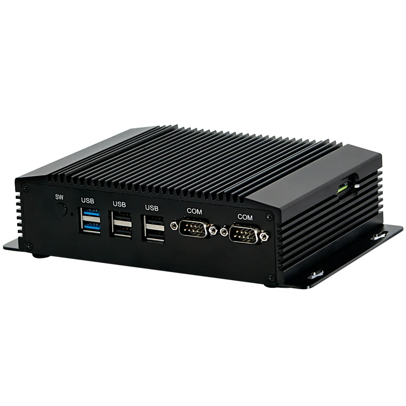 

Portable Thin Client 2 LAN J1900 Mini PC Linux Server pfsense Router Fanless Industrial PC Computer Watchdog RS485 4G SIM WiFi