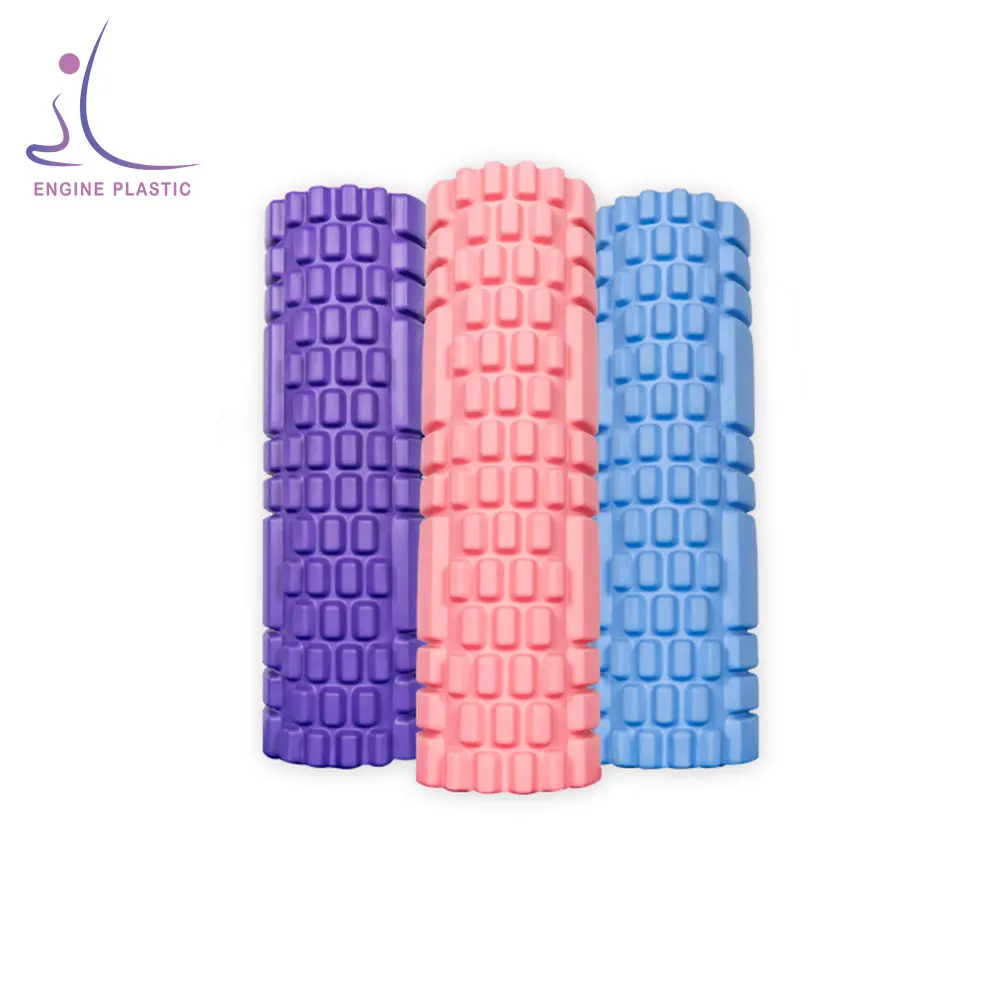 

high density hollow pink foam massage fitness equipment pilates foam roller