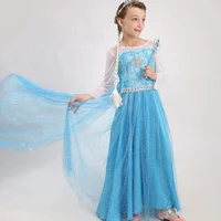 

Halloween Cosplay Girls Princess Dress Party Elsa Dress Carnival Frozen 2 Elsa Anna Princess Fancy Dress Kids Costume
