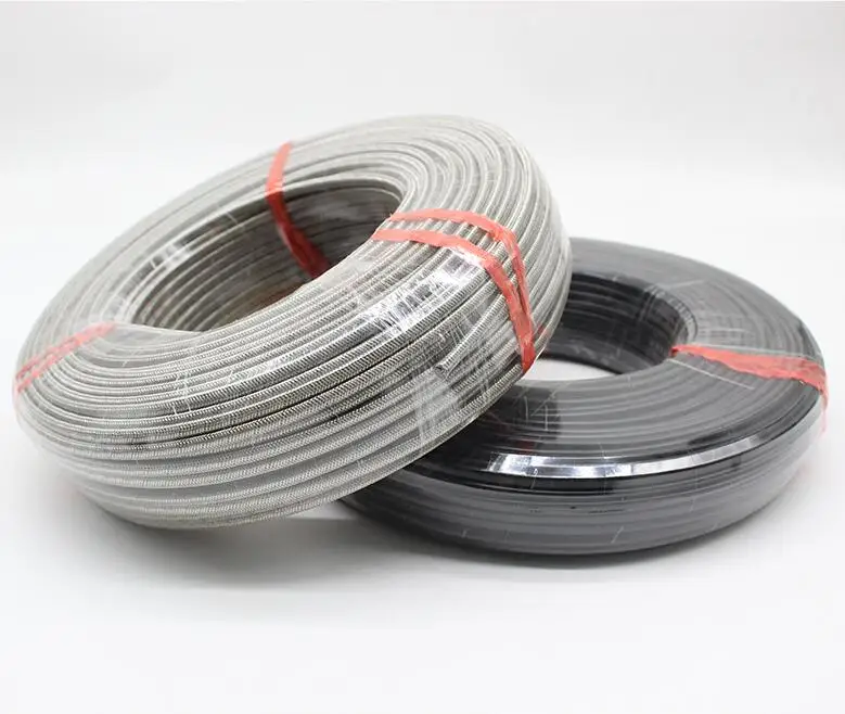 K J T Type KBB Glass Fiber/Stranded Twist/Shield Thermocouple Wire PTFE Cable 
