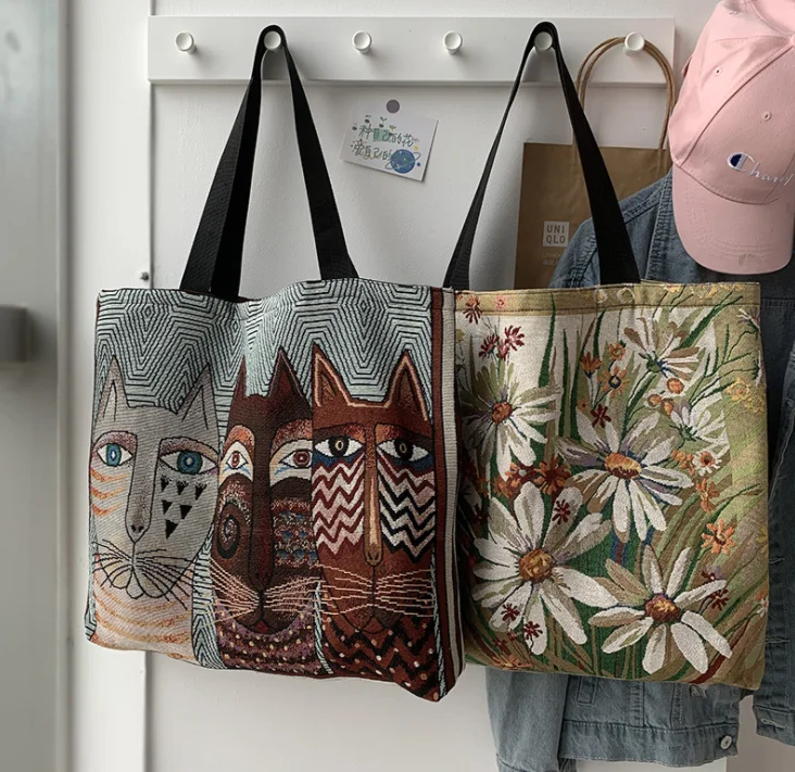 

2021 Factory Best Selling Products Handmade Summer Fashion Big Capacity Market Women Tote Bags Lady Beach HandBag, Customized color