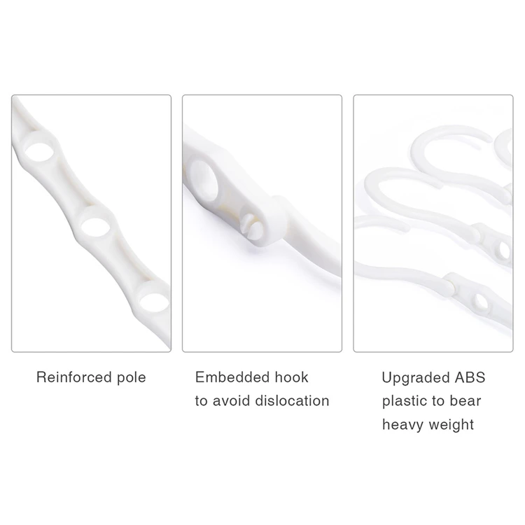 Plastic Closet Space Saving Wardrobe Clothing Magic Hangers Organizer for Cloths